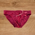 Speedo Mens Burgundy Red Solar Swim Brief Swimwear Size 36 38