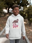Back To The Beach Flamingo Trendy Graphic Youth s Hoodie