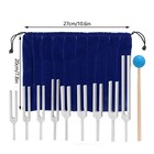 9pcs 174  285  396  417  528  639  852  963hz Tuning Fork Sound Healing Tool Set