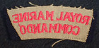 Ww2 British Royal Marine Commando Shoulder Patch Title Tab Embroidered Wool Rare