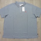 Tommy Bahama Mens Big   Tall Emfielder 2 0 Polo Shirt Slate Grey Supima Cotton