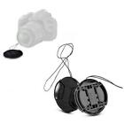 52mm Center Pinch Snap Front Lens Cap Cover For Canon Nikon New String O5r8