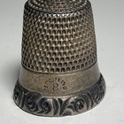 Antique Simons Brothers Sterling Silver Thimble