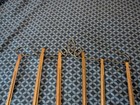 Vintage  Solid Copper Utensil Set  6 Pieces   rack Not Original 