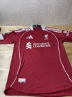 2025 26 Adidas Liverpool Fc Authentic  7 Wirtz Ucl Away Soccer Jersey Size M