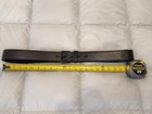 Men s Black Leather Dress Belt Size 36 Regular 1 5  Wide Adjustable Buckle