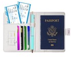 Passport Holder  Travel Wallet Cover With Pen Loop   Cute Rfid Blocking Leath   
