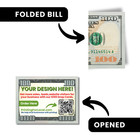 Money Drop Cards Printed  5000 Money Cards Printed   100 Bill Card Printed