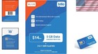 Nationwide 4g Lte 5g Mobile Plan  5gb Data Plus Hotspot   International Calls