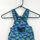 Patagonia Kids Baby Size 18 Months Vintage 90s Overalls Blue Fish Print Usa Made