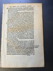 1537 Bible Leaf    book Of Paul    Commentary On Rag Paper France 4x3    Manuscript