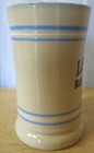 Early Lash s Root Beer Stoneware Advertising Mug
