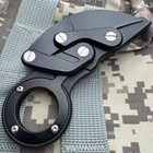 6 25  Black Tactical Claw Quick Folding Karambit Pocket Knife Morphing Blade