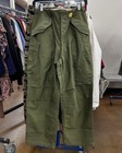 Vtg M-1951 Us Army Military 50s Og Field Trousers M51 Cargo Pants 