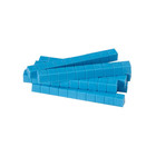 Blue Plastic Base Ten Blocks Rods Set  Place Value Blocks  Counting Cubes  Base