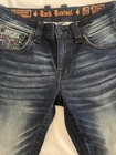 Rock Revival Men s Slim Straight  Dark Wash Blue Jeans