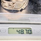 Vintage Navajo Native Nelson Joe Begay Sterling Silver Cuff Bracelet 6 625 