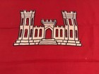 Original Wwii U s  Army Corps Of Engineers Wool Flag 2  X 3 