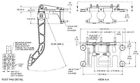 Forward Swing Mount Brake And Clutch Pedal Combo Assembly Wilwood Triple 6 25 1