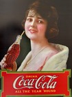 Coca Cola  Vintage Ad  Official  Licensed 1998 Art Print