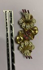 Antique vintage Coro Duette Dress Clip Brooch Without Frame Unsigned