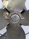 Vintage Cold Wave No 2443 Electric Desk Fan Art Deco Cast Metal 4 Blade Usa Work