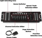 Stage Dj Light Controller Lighting Mixer Board Console For Light Shows  Party