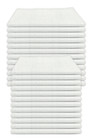 New 24 Pack 2 Dozen White Kitchen Cleaning Bar Towels Barmops Heavy Duty 16x19