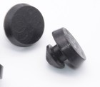 1 8  Hole Ribbed Stem Rubber Bumper 5 16  Od X 3 32  Panel Mount