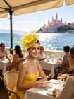 Elegant Women s Fascinator Hat With Veil And Feather Hair Clip Headpiece For Wed