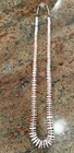 Queen Conch Shell Necklace  Graduated 8-20mm  Faceted Conch Shell  Navajo Ss