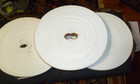 3 Rolls Of White  satin  Stretch Elastic  1-3 4  X 50 Feet   sewing crafts 