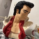 Elvis Presley  Collectable Chalkware Bust - Vintage 1970s 19 Inch Tall 