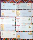 Pakistan Postal Stationary With Specimen Perforated x 20 Different 