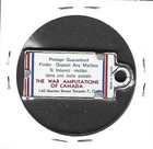 1962 New Brunswick War Amps Dav Key Chain License Plate  2721