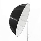  Ub-165w 65in Parabolic Reflective Umbrella black White 165w   Diffuser Cloth