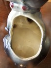 Vintage 40 s Unmarked Bulldog Boxer Dog Pottery 5 75  Planter