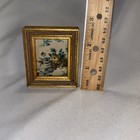 Antique Floral Miniature French Wallpaper  Such As Those By Designer Paul Dumas 