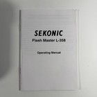 Sekonic Flash Master L-358 Original Box  Case And Manual  No Lumigrid  Works