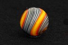Bryan Trillas Glass Art Marble swirl Fire Zebra Patter uv Reactive 0 7-0 85inch
