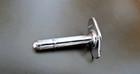 Vintage Germany Nickel Plated Travel Corkscrew 1920s 30s Art Deco Era Barware