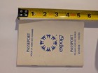 Vintage Youth Passport Expo 1967 Montreal Canada With Stamps Ephemera French