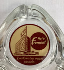 Vintage Fremont Hotel   Casino Downtown Las Vegas Nevada Triangle Glass Ashtray