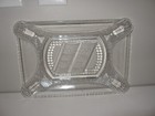 Eapg Clear Glass Bread Tray  give Us This Day     11  Length Vgc 