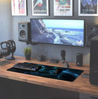 Extended Gaming Mouse Pad Desk Keyboard Mat Large Size 800mm X 300mm 31x12