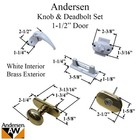 Andersen Storm Door Handle Set Knob And Latch For Andersen Forever Storm Door