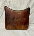 African Wooden Head Rest Pillow - Hand Carved - 7in X 8in X 2 5in - Good Patina