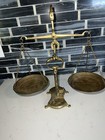 Balance Scales  Vintage  Brass  No Weights- Apothecary Parthenon Athens Greece