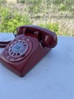 Vintage Red Western Electric 500dm Rotary Phone