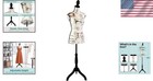 Female Torso Mannequin Display Adjustable Dress Form Lightweight Retail